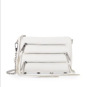 Rebecca minkoff 5 zip in white